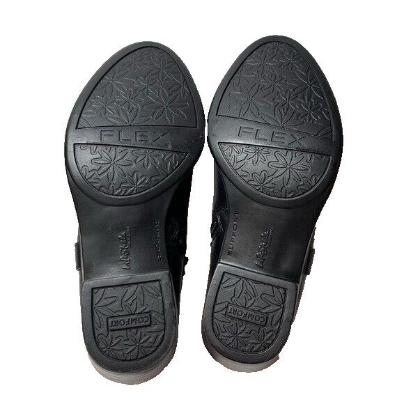 Women’s LifeStride Chelsea Style Ankle Boots Black Sz 6W Zipper Low Heel Arden - Picture 10 of 12